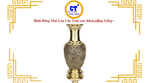 Bình bông Mai Lan Cúc Trúc 44cm