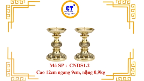 Chân nến đài sen 1t2