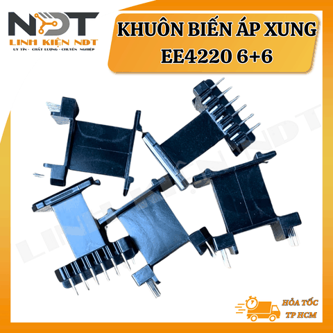[ COMBO 5 CHIẾC ] Khuôn Biến Áp Xung EE4220 6+6 - Linh Kiện NDT