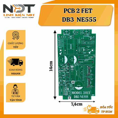 PCB 2 Fet DB3 NE555