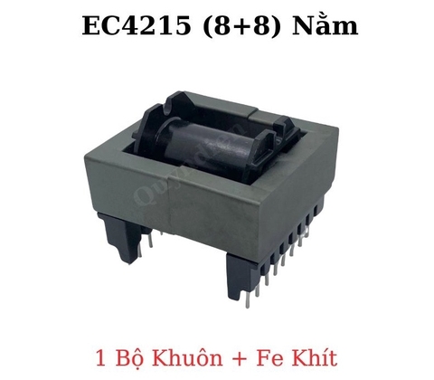 Lõi Biến Áp Xung EC4215 - Ferit + Khuôn Nằm 8+8 chân - Linh Kiện NDT