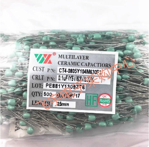 Set 10 Tụ Gốm Xanh 104 - Linh Kiện NDT