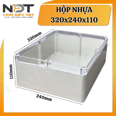 Hộp 320x240x110 trằng nắp trong Vy Anh