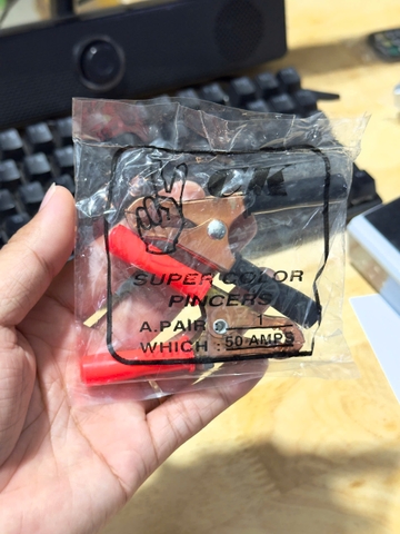 Kẹp Acquy Mạ Đồng 50A - Linh Kiện NDT