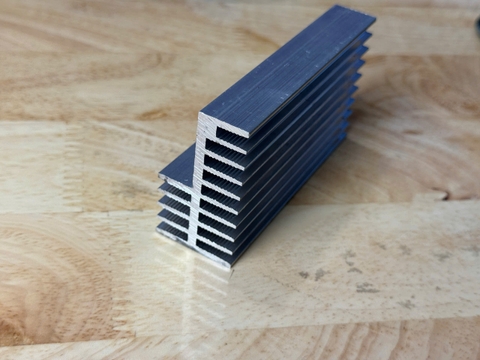 Nhôm Tản Nhiệt 2 Tầng 10 Cánh Dài 28cm - 280*57*32mm- Linh Kiện NDT