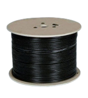 CXCBR6TF77- Series 6,Triton 1Prep Tri Shield 77% Coaxial Cable, Flooded, Black