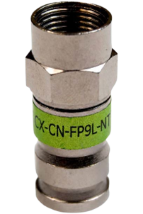 CXCNFP9LNT- Series 59 Economy Compression Connector, Torque Retaining, Ni Tin, 18mm