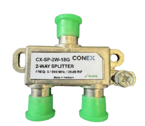 CXSP2W18G- Drop Splitter, 2-Way, 1.8 GHz