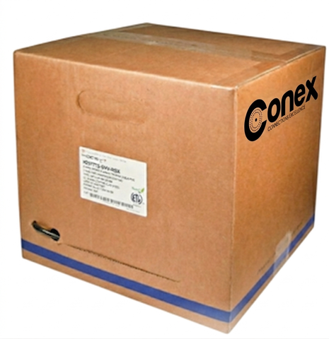 CXCBR6T77WRBX- RG6 Series, Tri-Shield 77% Coaxial Cable, 1000ft with CX Frame, White