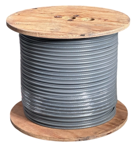 AZ690BVMCMGY - RG6 Bi-Shield (90% Braid) Coaxial Cable with Z-Wire® and messenger