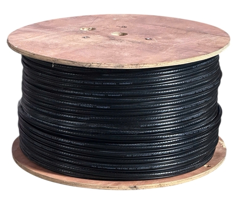 AT1177QSBVM - RG11 Quad-Shield (77% Braid) Coaxial Cable with Messenger