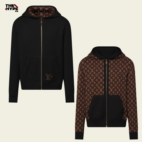 ÁO KHOÁC LOUIS VUITTON MONOGRAM DOUBLE FACE (BLACK)