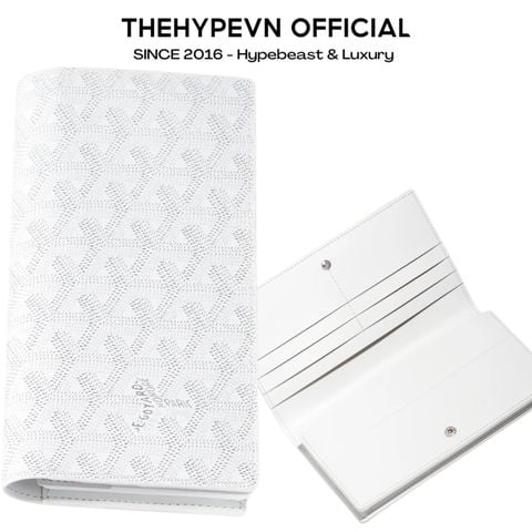 VÍ DÀI GOYARD RICHELIEU ZIP (WHITE)