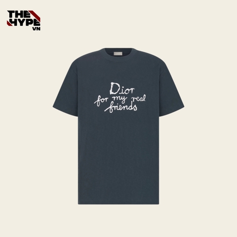 ÁO THUN DIOR FRIEND HYLTON NEL (BLUE)