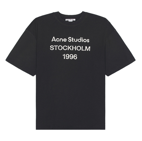 ÁO THUN ACNE STUDIOS EXFORD U 1996 (BLACK)
