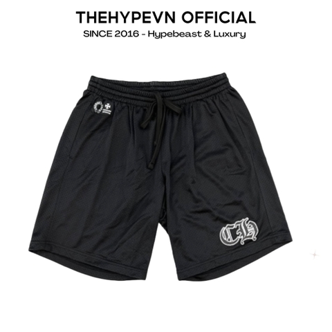 QUẦN SHORTS CHROME HEART MESH JERSEY (BLACK)