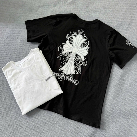 ÁO THUN CHROME HEARTS CEMETERY CROSS GRAVEYARD (BLACK)