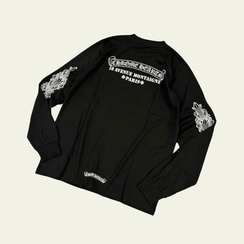ÁO SWEATER CHROME HEARTS 18 AVENUE MONTAIGNE (BLACK)