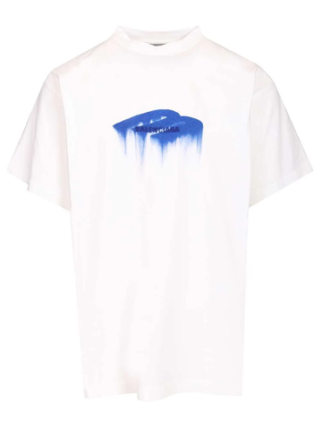 ÁO THUN BALENCIAGA WET BRUSH (WHITE)