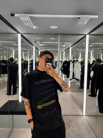 ÁO THUN BALENCIAGA COLOR (BLACK )