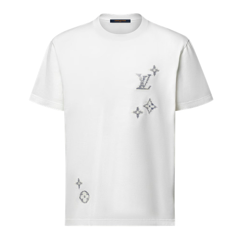 ÁO THUN LOUIS VUITTON FLOWERS MONOGRAM (WHITE)