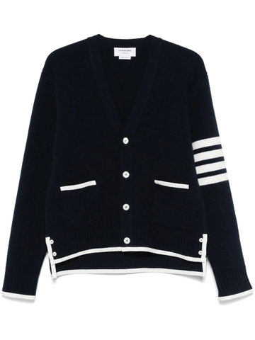 ÁO CARDIGAN THOM BROWNE TB 4 BAR STRIPE VIRGIN