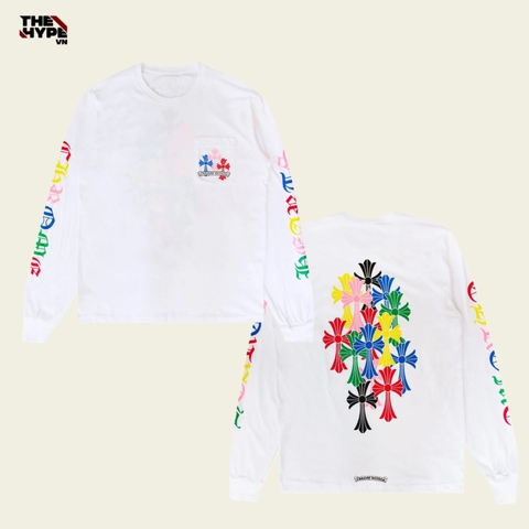 ÁO SWEATER CHROME HEARTS MULTICOLOR (WHITE)