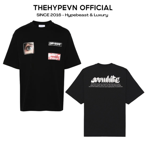 ÁO THUN OFF WHITE OW EYE LOG (BLACK)