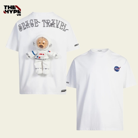 ÁO THUN 13DE MARZO ASTRONAUT TEDDY BEAR (WHITE)