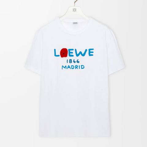 ÁO THUN LOEWE MADRID 1846 T-SHIRT (WHITE)