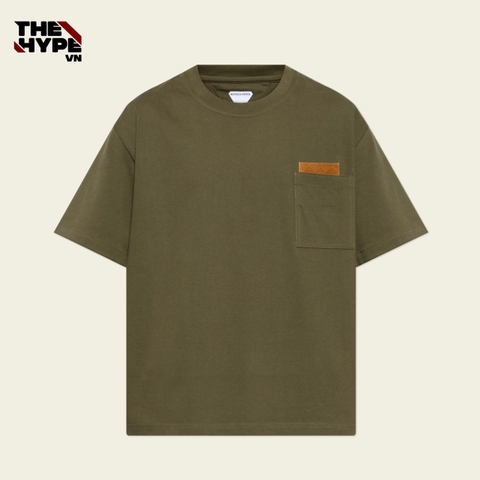 ÁO THUN BOTTEGA OBLIQUE TERRY COTTON (GREEN)