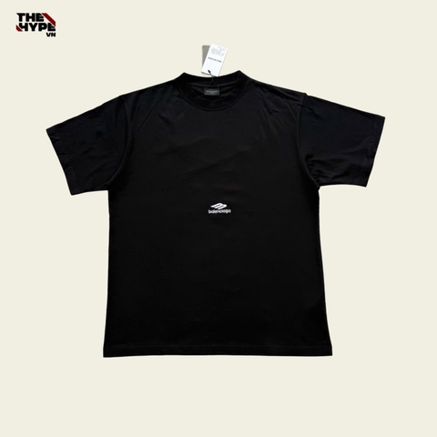 ÁO THUN BALENCIAGA 3B SPORTS ICON IN WASHED BLACK