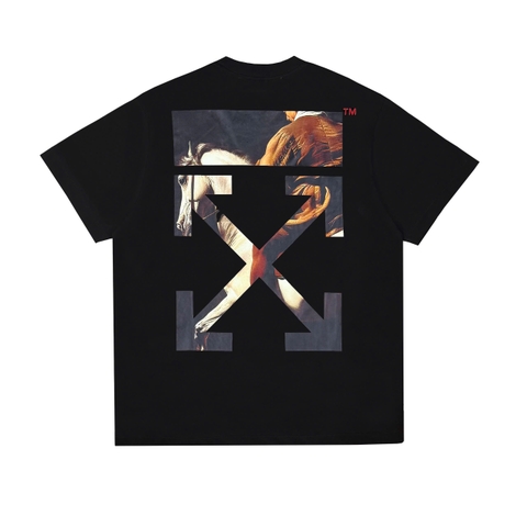 ÁO THUN OFF WHITE HORSE SS26 ( BLACK)