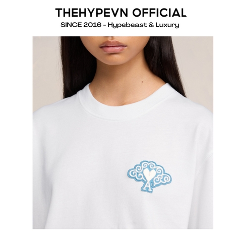 ÁO PHÔNG AMI PARIS YEAR OF THE DRAGON TEE (WHITE)