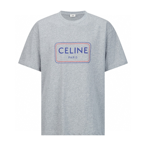 ÁO THUN CELINE LOOSE COTTON (GREY)