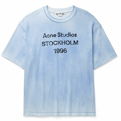 ÁO THUN ACNE STUDIOS EXFORD U 1996 (BABY BLUE)
