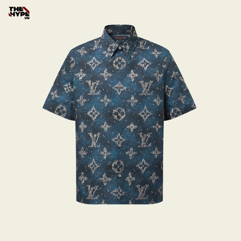 ÁO SƠ MI LOUIS VUITTON MONOGRAM (BLUE)