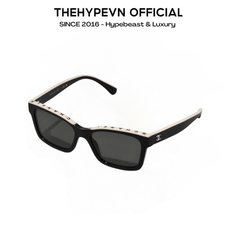 KÍNH CHANEL. LOGO BLACK BEIGE CH5417