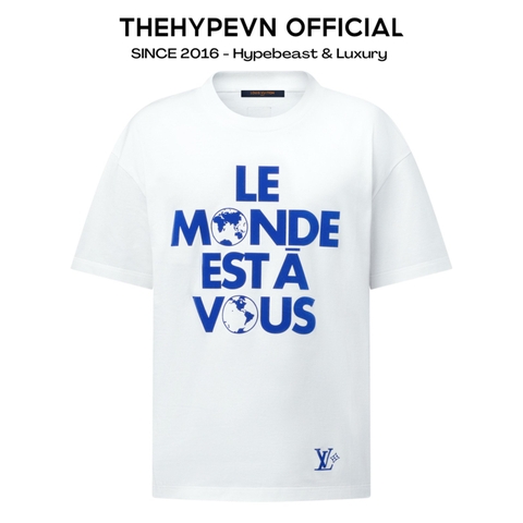 ÁO THUN LOUIS VUITTON LV LE MONDE (WHITE)