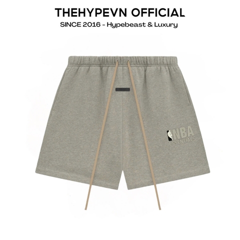 QUẦN NGẮN FOG ESSENTIALS NBA SS25 BLACK LOGO (GREY)