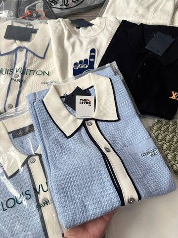 ÁO POLO LOUIS VUITTON BLUE LINE (BLUE)