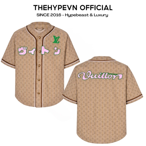 ÁO SƠ MI LOUIS VUITTON LV PHARELL NIGO COLLAB JACKET (BROWN)