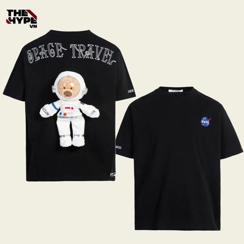 ÁO THUN 13DE MARZO ASTRONAUT TEDDY BEAR (BLACK)
