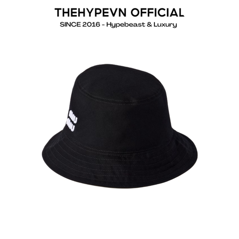 Nón Bucket Miu Miu Drill (Black) [Mirror Quality]