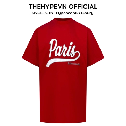 ÁO THUN BALENCIAGA BLCG ENJOY PARIS (RED)