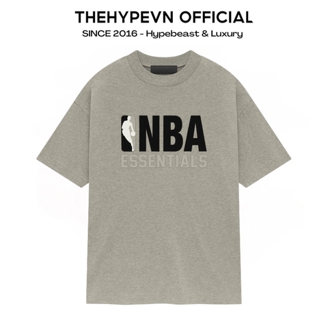 ÁO THUN FOG ESSENTIALS NBA SS25 BLACK LOGO (GREY)