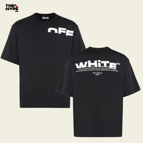 ÁO THUN OFF WHITE LOGO PRINT T-SHIRT (BLACK)