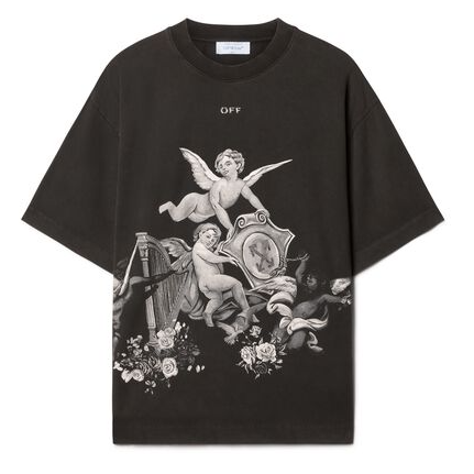 ÁO THUN OFF WHITE OW ABLOH PUTTI (BLACK)