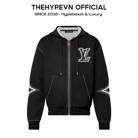 ÁO KHOÁC LOUIS VUITTON LV INTARSIA GRAPHIC ZIP (BLACK)