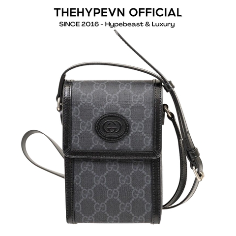 TÚI GUCCI GC HORSEBIT 1955 PHONE BAG RETRO (BLACK)